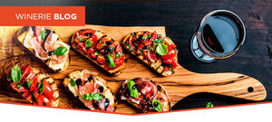 Vinhos e pratos caseiros